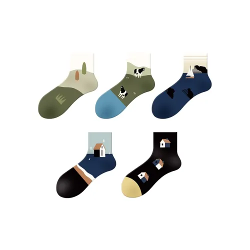 Носки DJUNGLE Low-Top унисекс упаковка из 5 пар