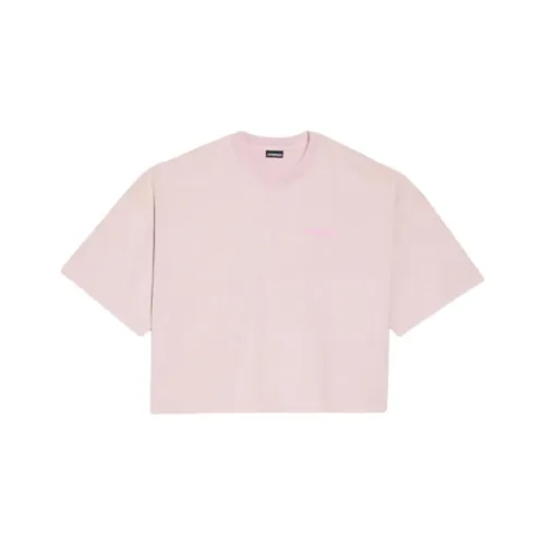 Jacquemus Розовые Мужские T-рубашки