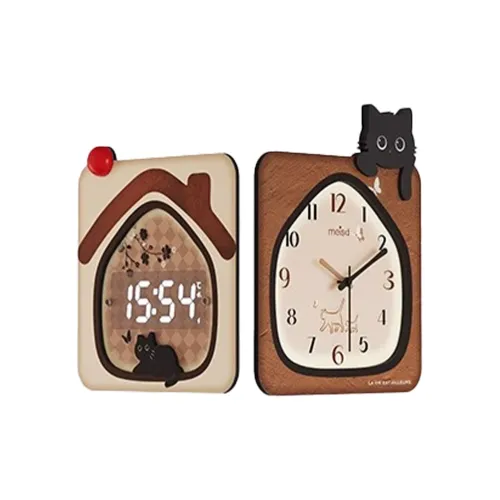 Meishida Механизм с плавным ходом секундной стрелки Стена Часы Унисекс