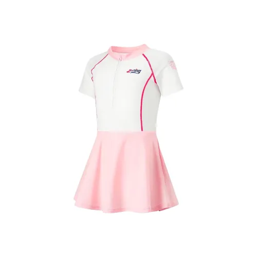 LINING YOUNG Детский купальник Розовый Стандартный Белый для малышей