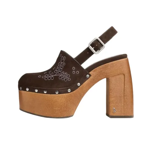 Jimmy Choo Высокие каблуки Шоколад Женские