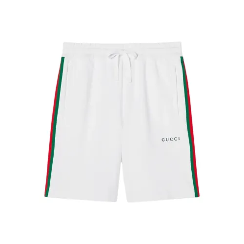 GUCCI Повседневные шорты Мужские Белые