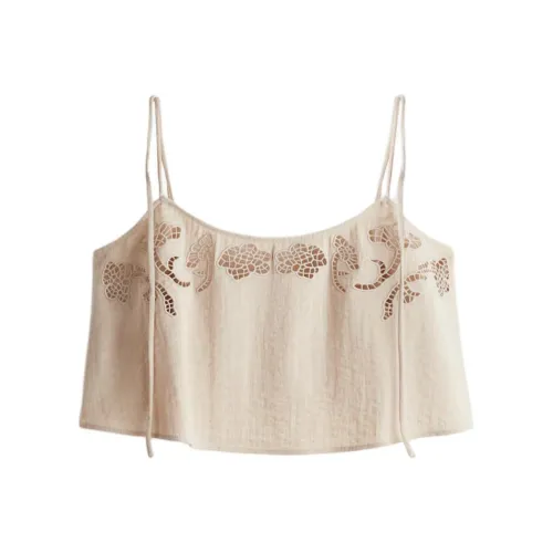 H&M Светло-бежевые Женские Камисоли