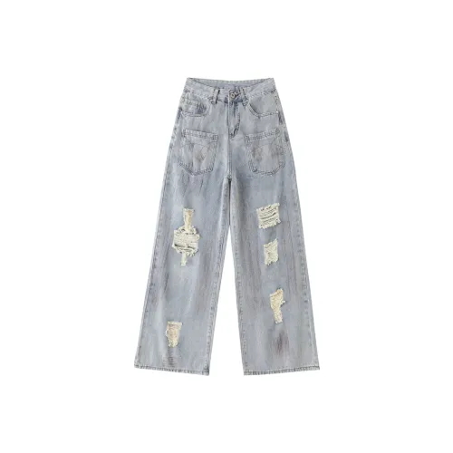 LAMLICKA Синие Унисекс Джинсы