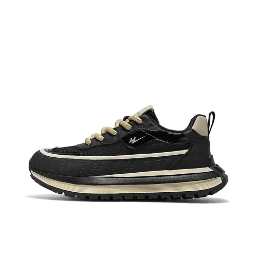 Binary Высота Увеличивающая Дышащая Низкая Обувь Повседневная Мужская Черная