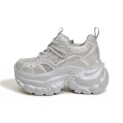 Milan Love Song Амортизаторы Устойчивые к истиранию Низкий топ Толстая подошва Кроссовки Женские