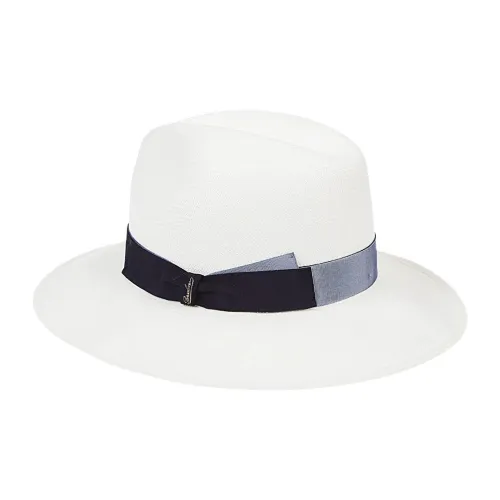 Borsalino Пляжная солома Цилиндры Унисекс