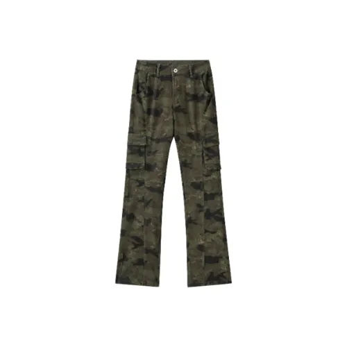 NRXX Армейские зеленые женские карго-брюки