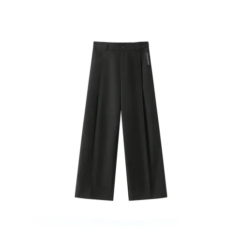 Novamen Черные унисекс костюмные брюки