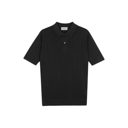 JOHN SMEDLEY Мужская черная поло