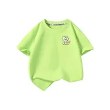 Футболка из 100% хлопка в неоновом зеленом цвете