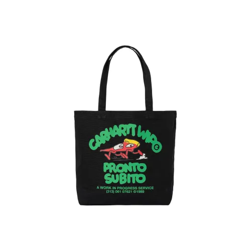 Carhartt WIP Хлопок Тоут Сумка Сумка для покупок Сумка Унисекс Черный и Зеленый