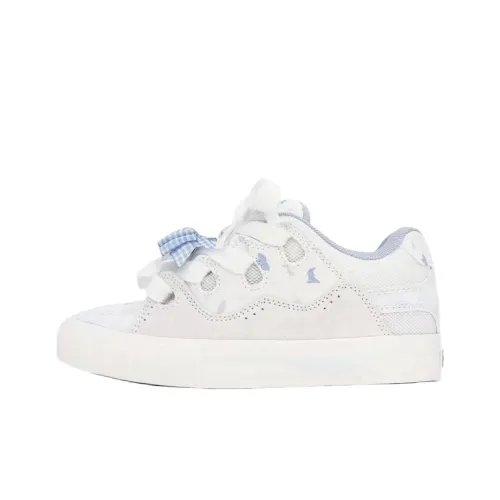 FOMOCE Низкие кроссовки для скейтбординга женские Черница