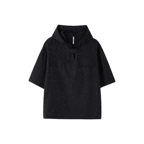 JIARONG Черная унисекс футболка