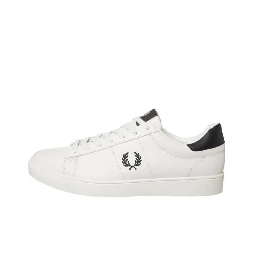 FRED PERRY Collaboration Spencer Low Скейтборд Кроссовки Мужские Белые
