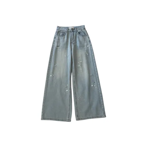 OUBO Синие Женские Джинсы