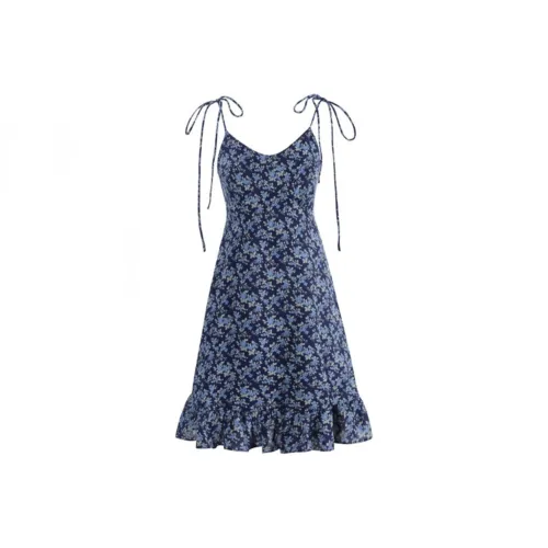 POPO.INFO Синий Женские Слиплатья