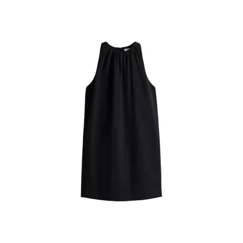 H&M Черные Женские Платья без рукавов
