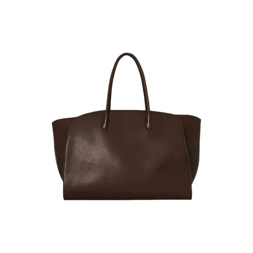 THE ROW Marlo Коровья кожа Сумка Унисекс Коричневый