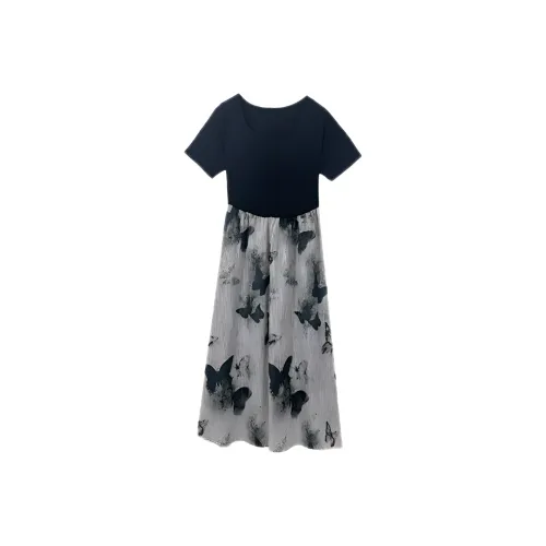 ABBY GODDESS Короткое платье с короткими рукавами женское