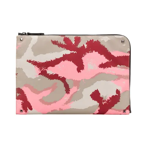 Valentino Nylon Clutch Wallet Men's Multicolor