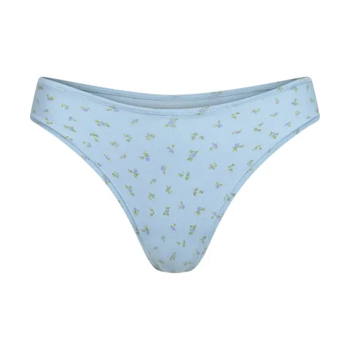 SKIMS SS25 Cotton Jersey DIPPED String Трусики Женские 1 Пачка