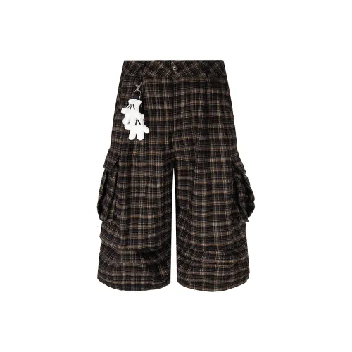 GBXM Коричневые унисекс шорты карго