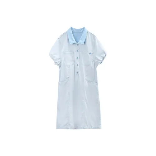 A paradise for awakening Короткий рукав Платье Женское