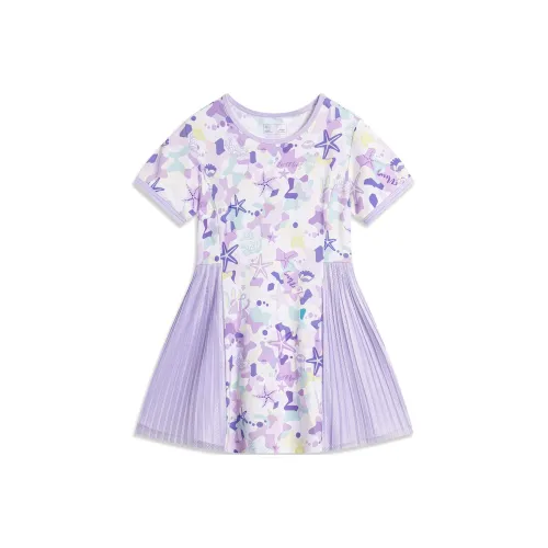 LINING YOUNG Детское платье Sports Life Collection Dreamy Starfish Полное принтов для детей