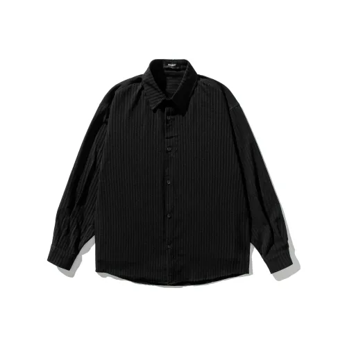 BOGEDIT Мужские черные рубашки