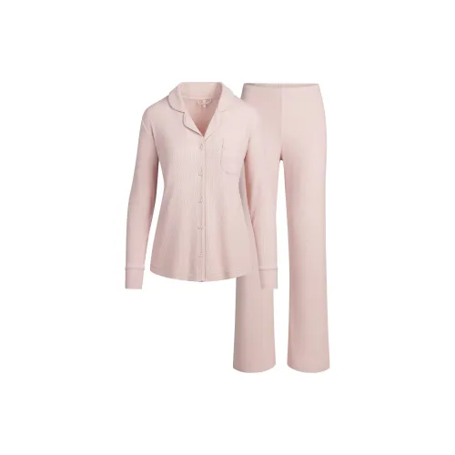 Skims SOFT LOUNGE Collection Морганит/Морганит Женские Пижамные комплекты