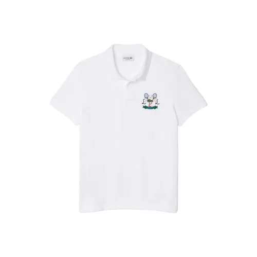 LACOSTE Collaboration Белая Мужская Поло