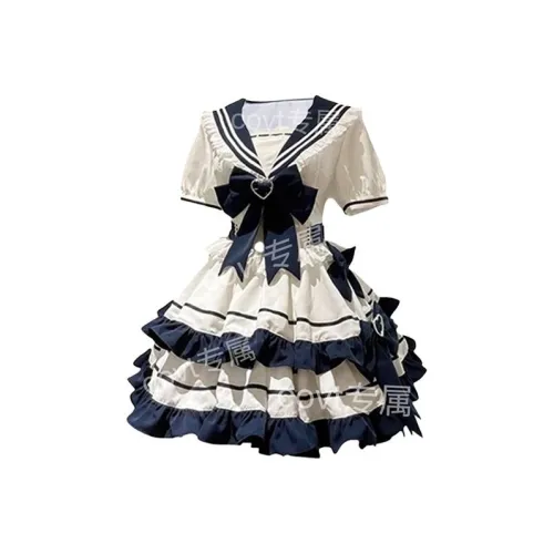 COVT Морское Многоцветное Платье Женская Униформа