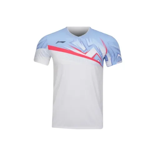 Подкладка Лето Бадминтон Джерси Мужской Белый