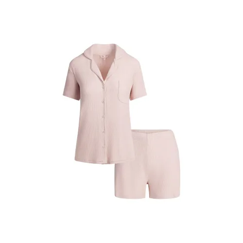Skims SOFT LOUNGE Collection Морганит/Морганит Женские Пижамные комплекты