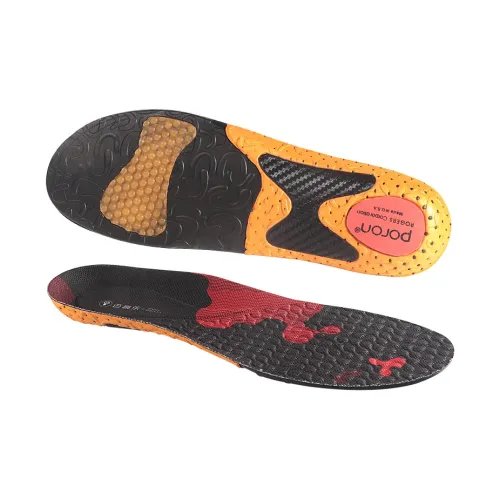 maigaole PORON+EVA+Имитация Карбоновая плита+Силикон+Утолщенный Jiaji Ткань Устойчивая к погодным условиям Стельки Унисекс