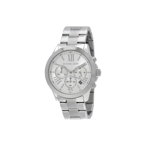 MICHAEL KORS Brynn Collection Женские часы Кварцевый механизм Ремешок из нержавеющей стали 40 мм Серебристый циферблат