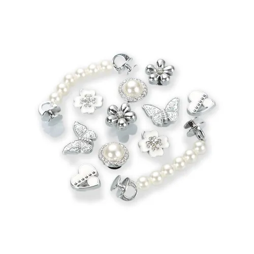 YOUWEI Смола Pearl Butterfly Luxury Fashion Creative Versatile Unisex Брелок для обуви DIY