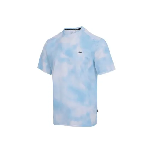 Nike Dri Fit ADV T Рубашка Мужская Синяя Белая