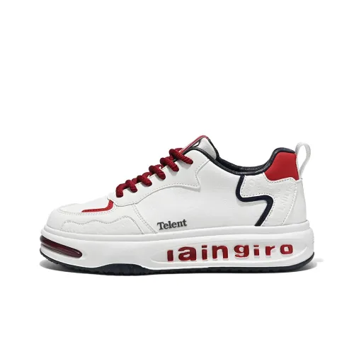 TELENT Амортизаторы Shock Slip-resistant Низкий Топ Casual Мужской Белый Красный