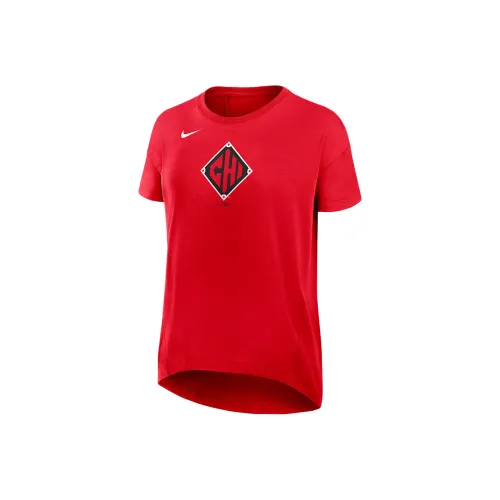 Nike одежда Красный Женские Футболки