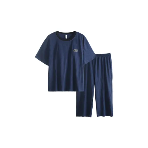 Xuan Liang 63974 Королевский синий [Фиксированная подушка] Женские пижамные комплекты