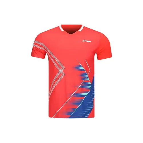 Подкладка для бадминтона джерси мужской красный