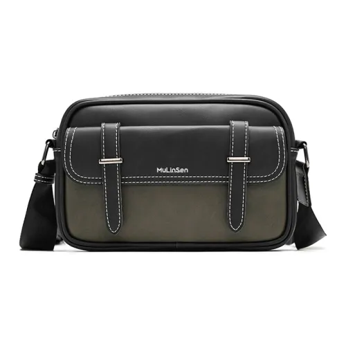Mulinsen ПУ (полиуретан) Сумка через плечо Сумка на плечо Стандартная Мужская Зеленая