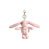 Плюшевый кролик с длинными ушами - розовый