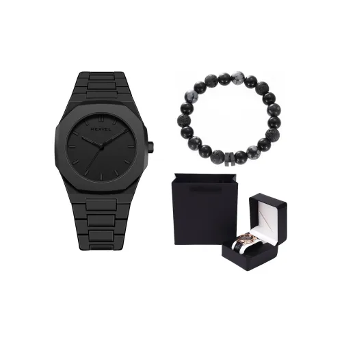 MEXVEL Кварцевый Movement Унисекс Часы 40mm*40mm*10mm Черные