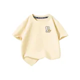 Футболка из 100% хлопка, абрикосового цвета