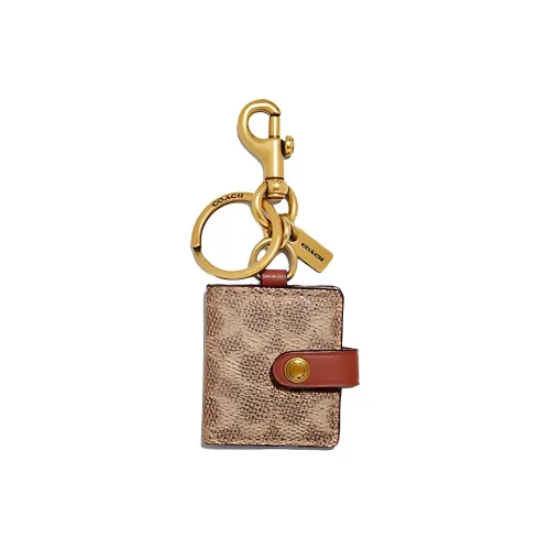 COACH Кожа Подвеска Брелок Сумка Аксессуар Женский Монограмма
