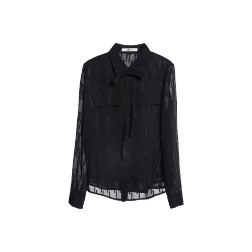 MANBEI Черные Женские Рубашки