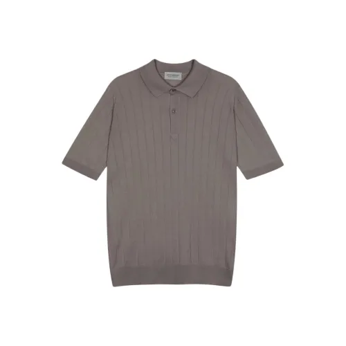 JOHN SMEDLEY Бежевая Мужская Поло